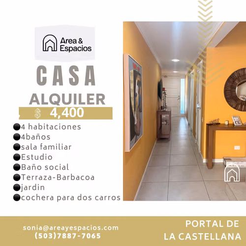 Se Alquila Casa en Portal de la Castellana  - Imagen 2