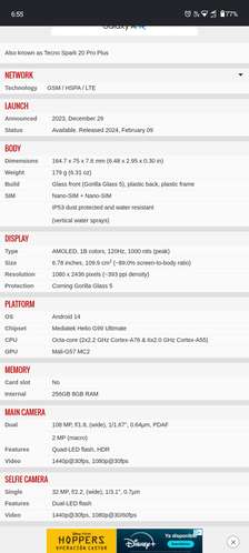 Tecno Spark 20 Pro Plus - Imagen 5