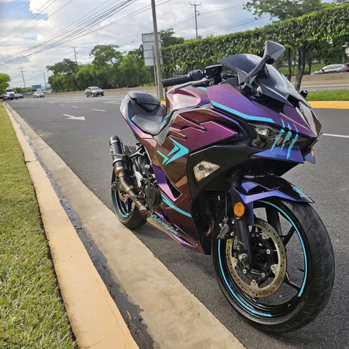  ¡HERMOSA KAWASAKI 500 X — AÑO 2024!    Motocicleta en excelente estado, con tan solo 2,800 millas actuales,  - Imagen 2