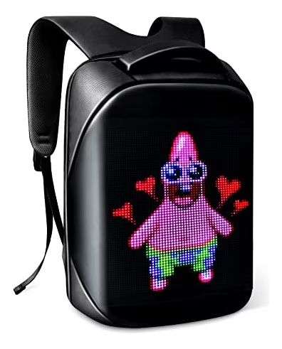 LOTE DE MOCHILAS Y CANGURERAS CON PANTALLAS LED