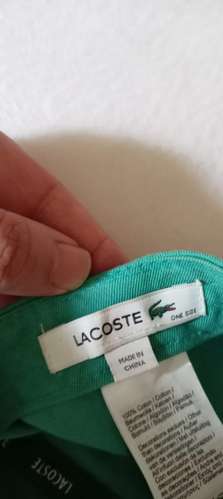 Lacoste gorra big croc nitida poco uso ferragamo gucci montblanc prada Louis vuitton 