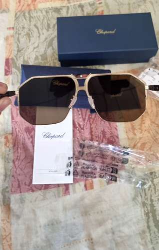 Chopard lentes de sol polarizados nuevos en su caja y papeles ferragamo gucci prada Louis vuitton rolex omega cartier  - Imagen 7