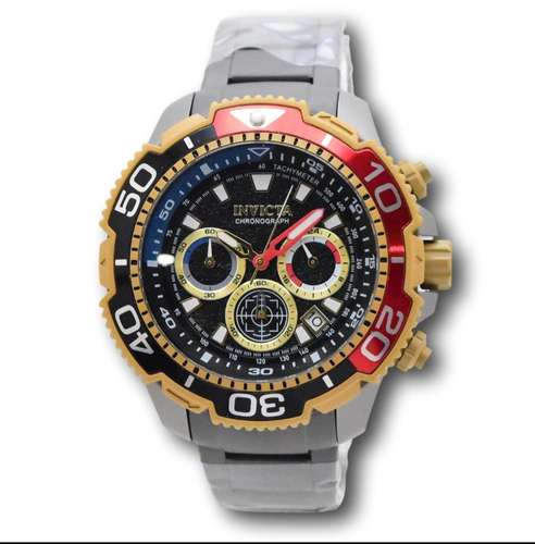 Reloj invicta de titanio cronografo de 48 mm nuevo en su caja omega tissot bulova casio seiko