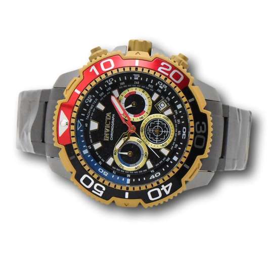 Reloj invicta de titanio cronografo de 48 mm nuevo en su caja omega tissot bulova casio seiko - Imagen 6