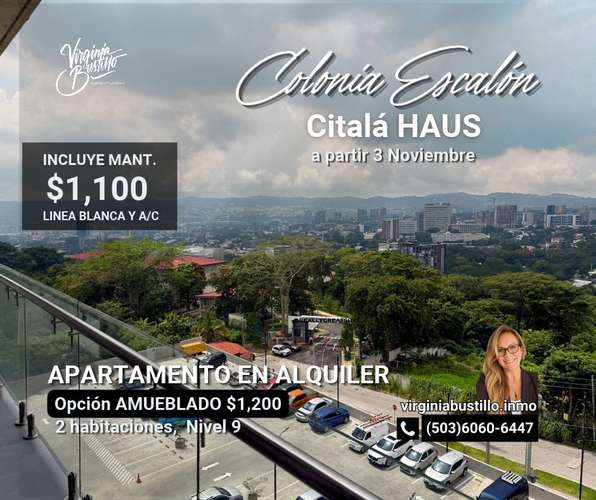 COLONIA ESCALÓN, Apartamento a ESTRENAR EN ALQUILER, Citalá HAUS