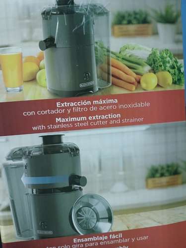 Extractor de jugo black & decker