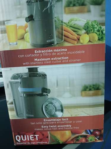 Extractor de jugo black & decker