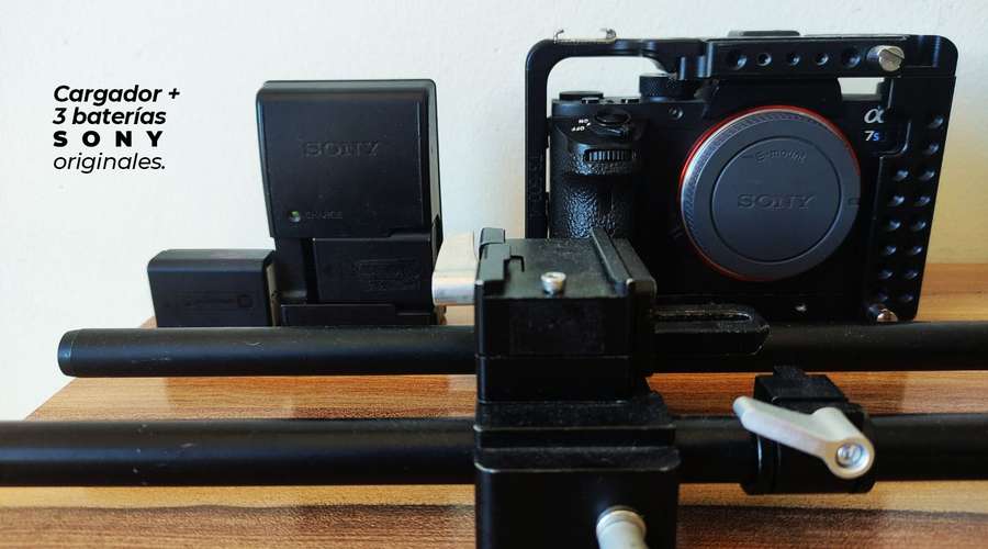 Sony A7S II 4K + Rig MoveCam + 3 Baterías | Buen Estado - Imagen 4