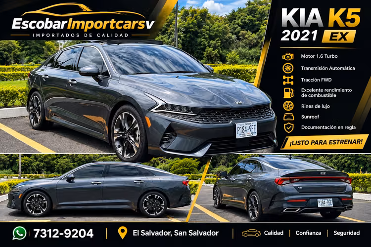 SE VENDE KIA K5 EX 2021 FULL EXTRAS