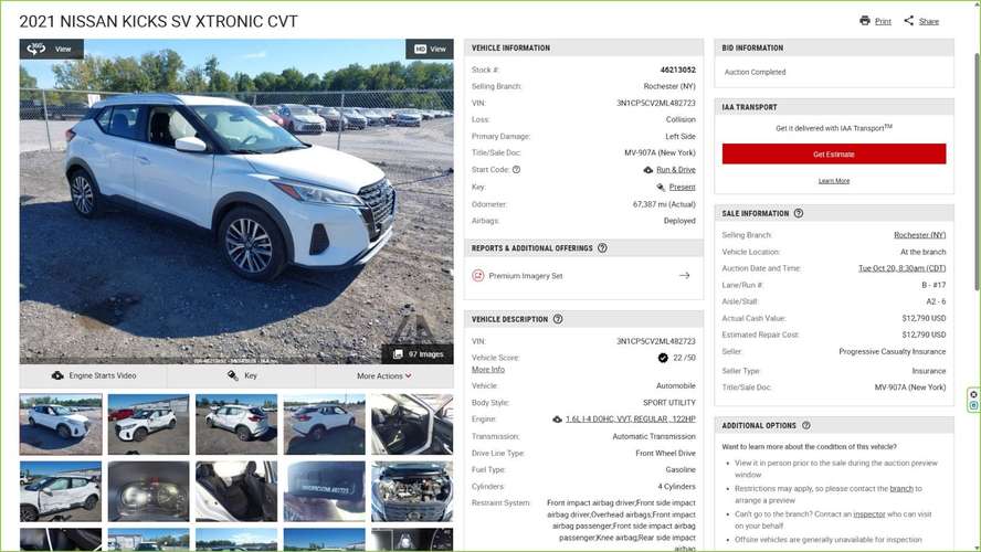 NISSAN KICKS SV 2021