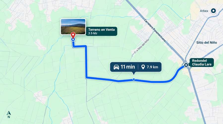  TERRENO EN VENTA | ZONA DE ZAPOTITÁN | 3.5 Mz Antes del  Desvio La Posa El Tigre entre Ríos La Libertad| $68 Mil x Mz