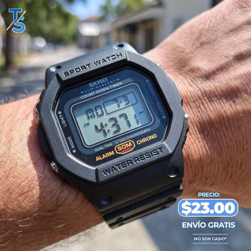 RELOJ DIGITAL, UNISEX, RESISTENTE AL AGUA, "ENVIO GRATIS".