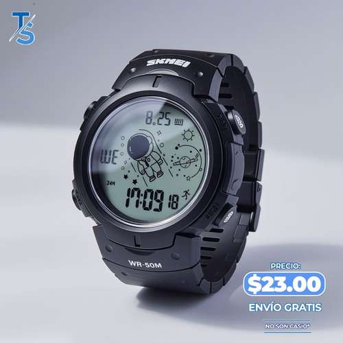 RELOJ DIGITAL PARA HOMBRE, RESISTENTE AL AGUA, "ENVIO GRATIS".