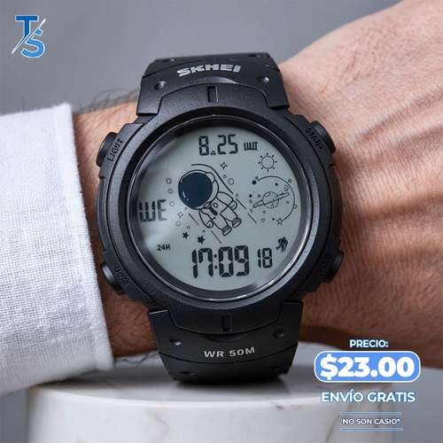 RELOJ DIGITAL PARA HOMBRE, RESISTENTE AL AGUA, "ENVIO GRATIS".