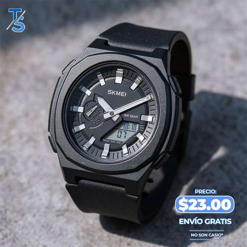 RELOJ DIGITAL DOBLE, UNISEX, HORA RESISTENTE AL AGUA, "ENVIO GRATIS"