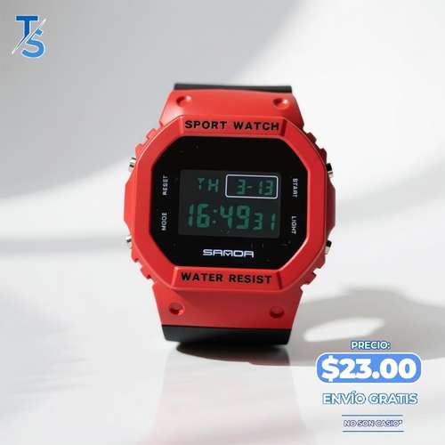 RELOJ DIGITAL, UNISEX, RESISTENTE AL AGUA, "ENVIO GRATIS". - Imagen 3