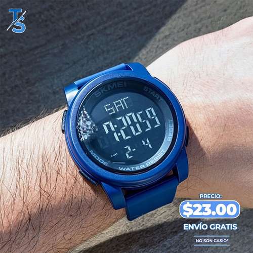 RELOJ DIGITAL, PARA HOMBRE, RESISTENTE AL AGUA, "ENVIO GRATIS". - Imagen 3