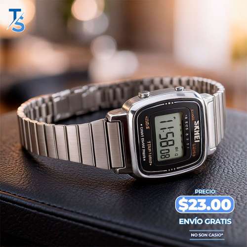 RELOJ DIGITAL PARA MUJER, RESISTENTE AL AGUA, "ENVIO GRATIS".
