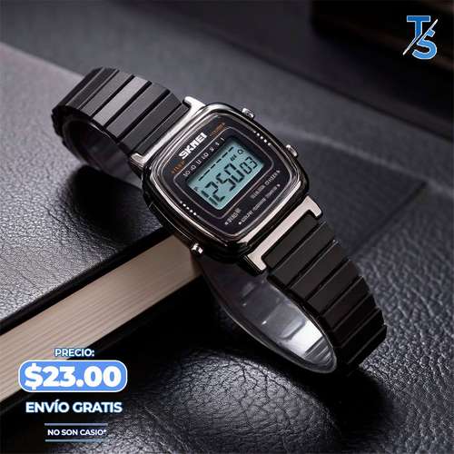 RELOJ DIGITAL PARA MUJER, RESISTENTE AL AGUA, "ENVIO GRATIS". - Imagen 2