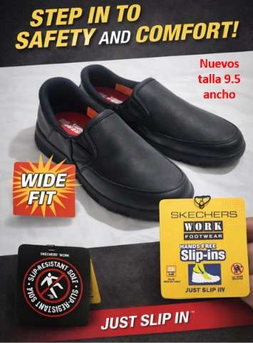 Zapatos Skechers talla 9.5 ancho 