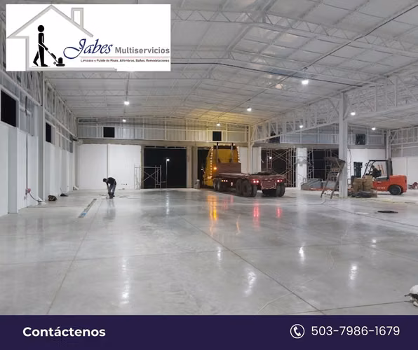 Pulido de Pisos de Concreto Pulido con Helicoptero - Imagen 4