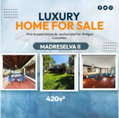 SE VENDE CASA DE LUJO EN MADRESELVA, HABITACION EN PRIMER NIVEL COMPLETA