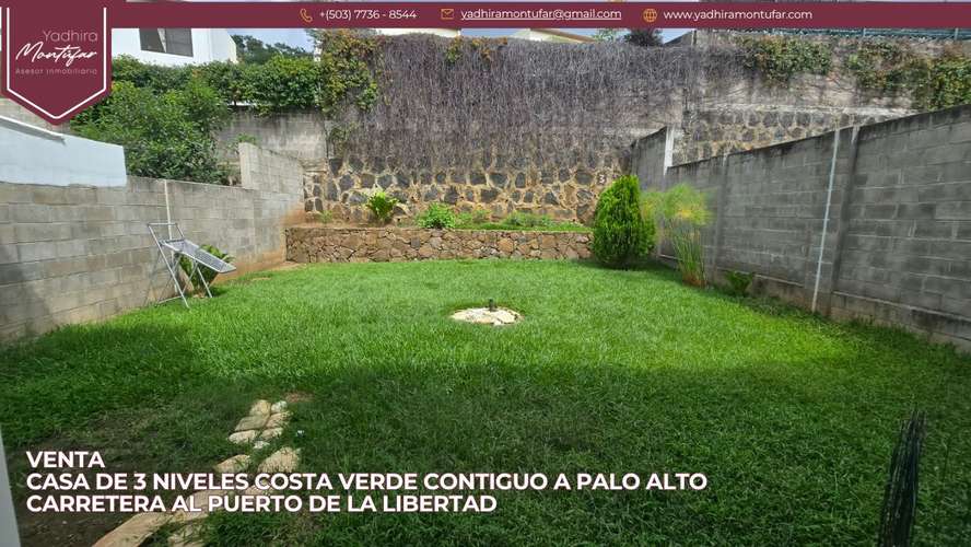 Casa de 3 niveles Costa Verde Carretera al Puerto de La Libertad en Venta