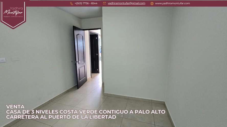 Casa de 3 niveles Costa Verde Carretera al Puerto de La Libertad en Venta