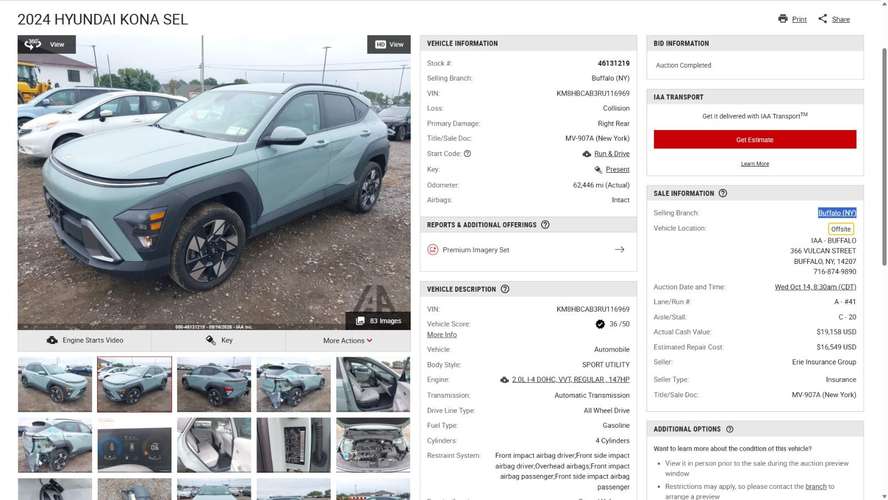 HYUNDAI KONA SEL 2024 AWD - Imagen 2