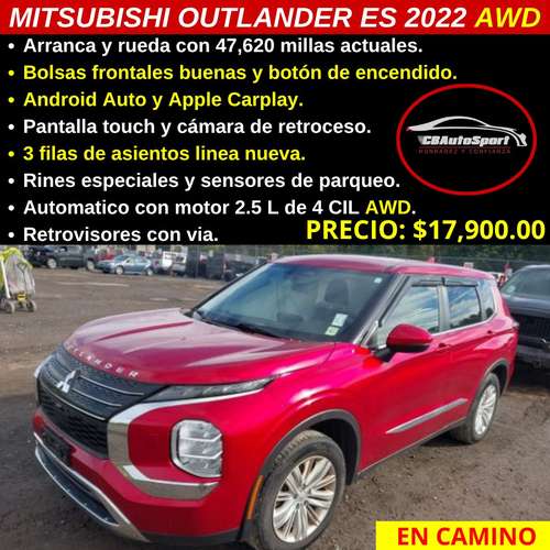 MITSUBISHI OUTLANDER ES 2022 AWD