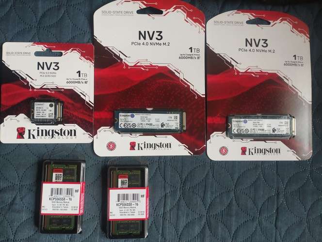 VENDO M,2 Y MEMORIAS DDR5 NUEVOS SELLADOS DE FABRICA CON GARANTIA  - Imagen 1