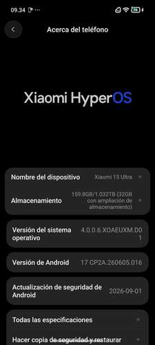 Xiaomi 15 Ultra ROM GLOBAL 1 TERA
