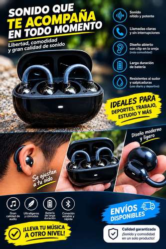 Audifonos Bluetooth Open Ear 