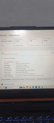 ASUS TUF Gaming A15 | Ryzen 7 | RTX 2050 | 8GB RAM DDR5 | SSD 512GB | 144Hz NEGOCIABLE - Imagen 7