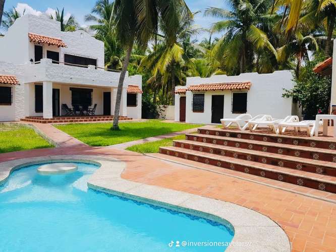  ¡ EN VENTA PROPIEDAD EXCEPCIONAL FRENTE AL MAR! BARRA DE SANTIAGO / AHUACHAPÁN 