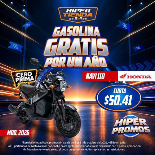  Honda Navi | ¡Cero prima y cuotas accesibles!