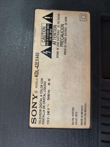 pantalla Sony Bravia de 42 pulgadas