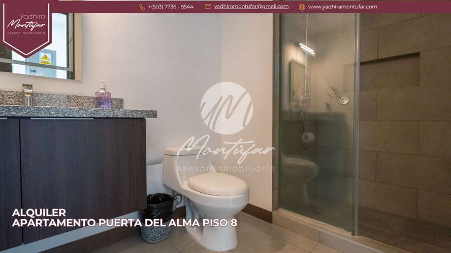 Apartamento Amoblado en Puerta del Alma en nivel 8, en alquiler!