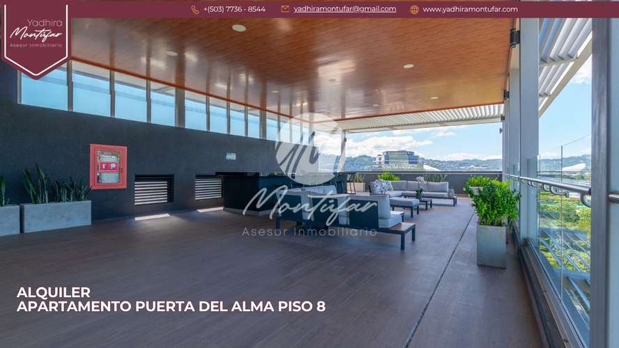 Apartamento Amoblado en Puerta del Alma en nivel 8, en alquiler!