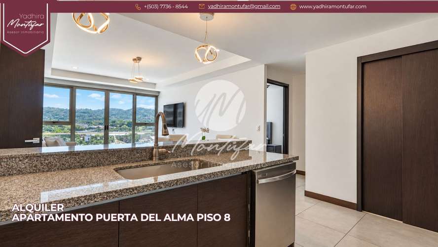 Apartamento Amoblado en Puerta del Alma en nivel 8, en alquiler!