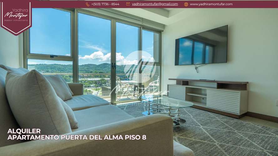 Apartamento Amoblado en Puerta del Alma en nivel 8, en alquiler!