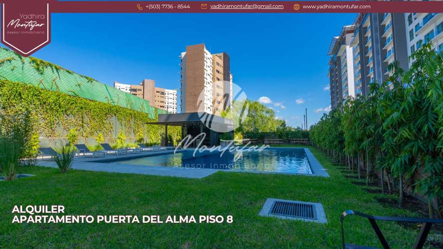 Apartamento Amoblado en Puerta del Alma en nivel 8, en alquiler!