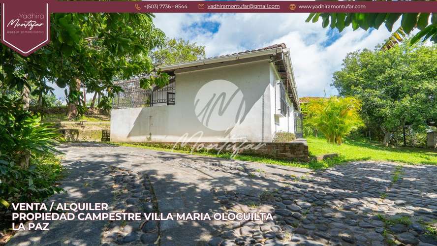 Propiedad campestre en alquiler en Villa María, Olocuilta, La Paz, El Salvador. - Imagen 5