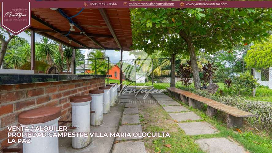 Propiedad campestre en alquiler en Villa María, Olocuilta, La Paz, El Salvador. - Imagen 14