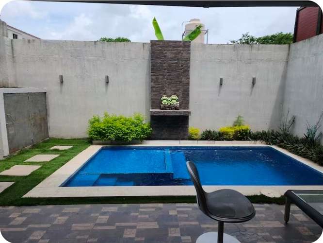 HERMOSA CASA RESIDENCIAL SAN MAURICIO EN SAN MIGUEL PEGADO AL SITIO FULL AMUEBLADA CON PISCINA RESI. PRIVADACON PARQUE