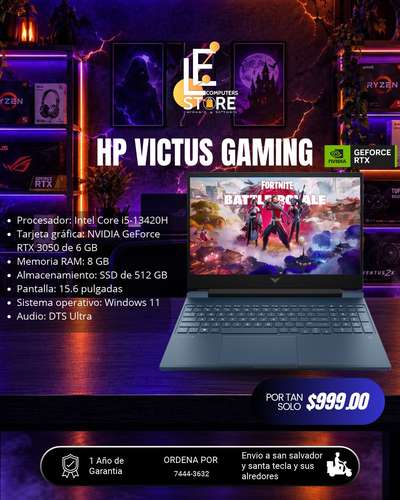 LAPTOP HP VICTUS GAMING
