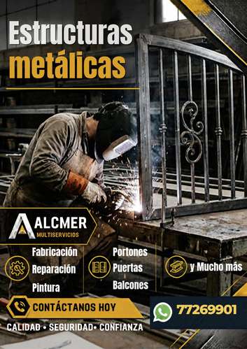 ¿NECESITAS UN TRABAJO EN METAL? 