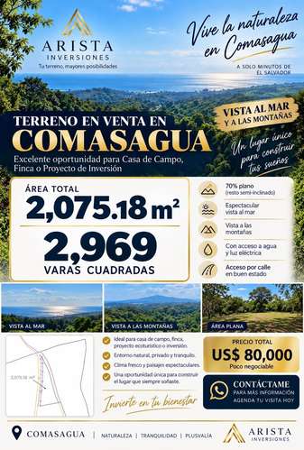 Terreno en venta Comasagua
