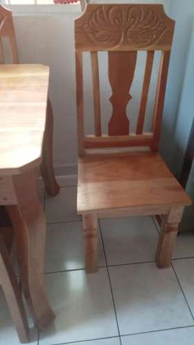 Muebles de Madera Rústicos NUEVOS - Mesas de Rodaja y Sillas (Se vende por unidad o juego)