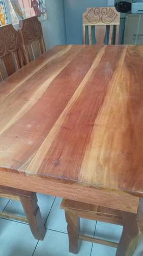 Muebles de Madera Rústicos NUEVOS - Mesas de Rodaja y Sillas (Se vende por unidad o juego)
